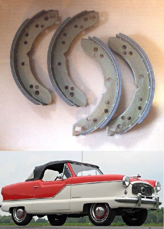 REAR BRAKE SHOES SET (Austin / Nash Metropolitan) (1952- 61) 